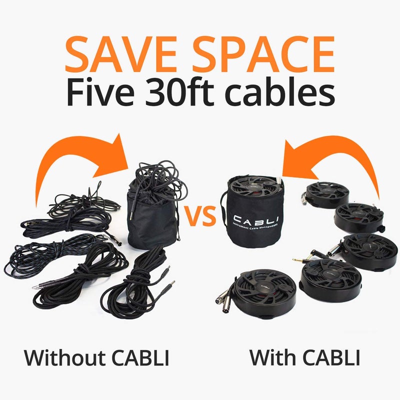 Singular Sound | Cabli: The Fast and Easy Way to Wrap | Organize & Protect Music Cables | Cord Protectors | Cord Hider | Under Desk Cable Management | Cord Covers for Wires on Floor - Image 5